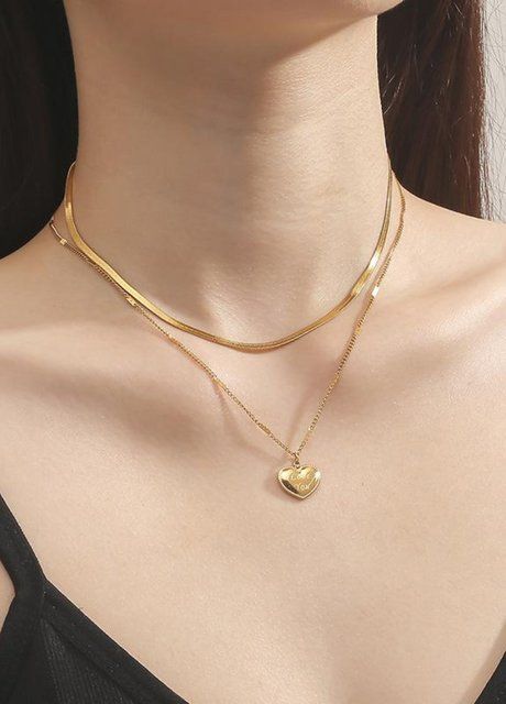 Жіноча підвіска Love You (1090-01) Золотий 45см 1090-01 фото
