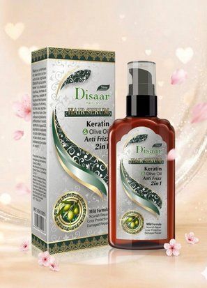 Сироватка для волосся з кератином і оливковою олією DISAAR Keratin Ad Olive Oil (2059-01) 120 мл Disaar 2059-01 фото