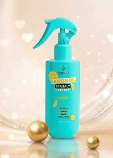 Спрей для волос с экстрактом морской соли и лимонным маслом Lemon Oil & Sea Salt Spray BG440 №003 (2044-01) 220 мл Bogenia 2044-01 фото