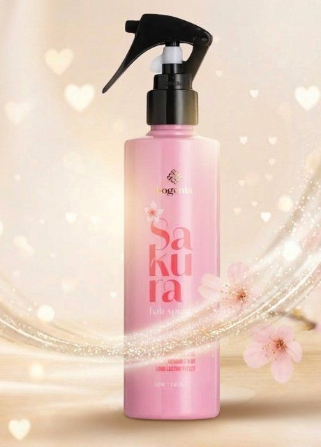 Термозащитный спрей для волос с экстрактом сакуры Sakura Hair Spray BG434 №004 (2046-01) 250 мл Bogenia 2046-01 фото