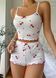 Женская пижама из майки-топа и шортиков Love Cherry (1727-46-02) Белый L 1727-46-02 фото 4