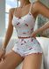 Женская пижама из майки-топа и шортиков Love Cherry (1727-46-02) Белый L 1727-46-02 фото 5