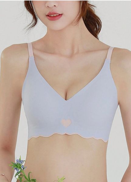 Бесшовный женский бюстгальтер без косточек Love Heart (1489-70-04) Голубой 70 1489-70-04 фото