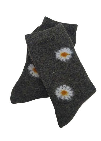 Шкарпетки теплі жіночі з вовни Сhamomile (922-01) Темно-сірий 36-41 922-01 фото