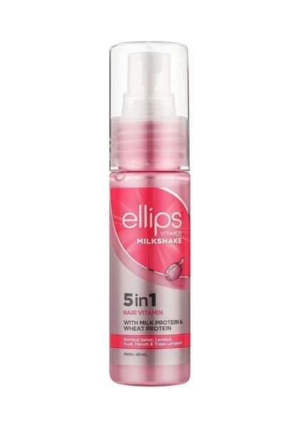 Незмивний спрей для волосся 5 в 1 з протеїнами 5IN1 Hair Vitamin Milkshake Spray (2060-01) 45 мл Ellips 2060-01 фото