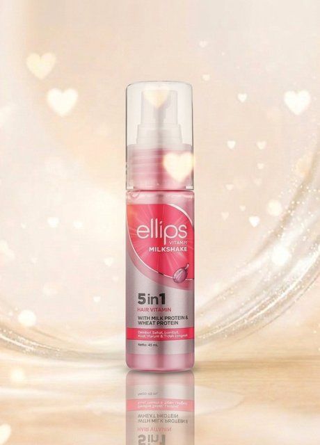 Несмываемый спрей для волос 5 в 1 с протеинами 5IN1 Hair Vitamin Milkshake Spray (2060-01) 45 мл Ellips 2060-01 фото