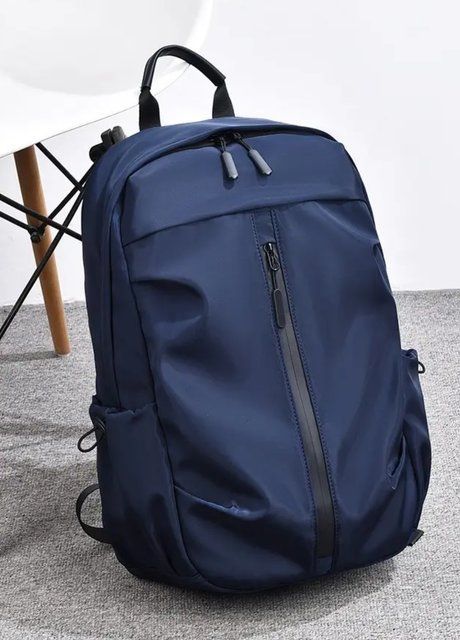 Сучасний міський чоловічий рюкзак Navy Blue Theme (1210-01) Синій - 1210-01 фото