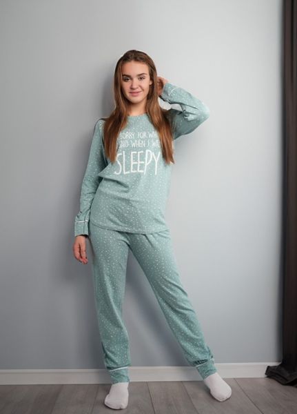 Женский домашний костюм с длинным рукавом Sleepy (1404-48) Комбинированный XL 1404-42 фото