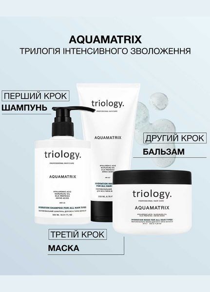Увлажняющий бальзам для всех типов волос AQUAMATRIX (2135-01) 200 мл Triology 2135-01 фото