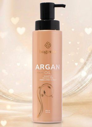 Шампунь для волосся з аргановою олією Argan Oil Shampoo BG411 №001 (2027-01) 400 мл Bogenia 2027-01 фото