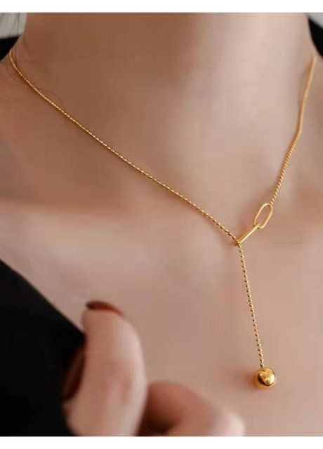 Жіноча підвіска Golden Ball Secret (1638-01) Золотий 42см 1638-01 фото