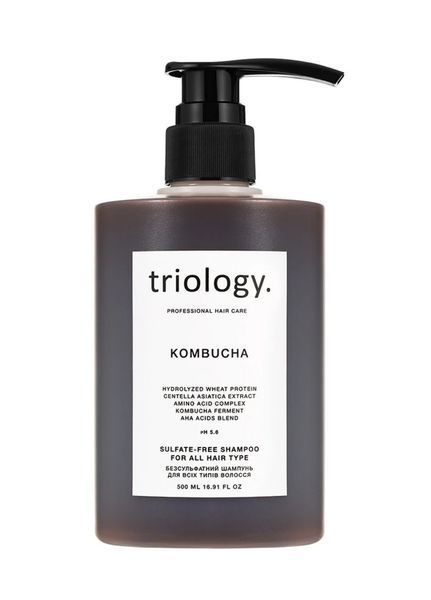 Бессульфатный шампунь для всех типов волос с комбучей Kombucha (2185-01) 500 мл Triology 2185-01 фото