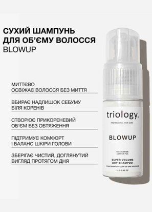Сухий шампунь для об'єму волосся BLOWUP 2358 (2137-01) 18 г Triology 2137-01 фото