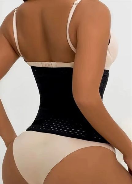 Женский дышащий корсет для коррекции талии на косточках Perfect Shape (1956-46-01) Черный XL 1956-46-01 фото