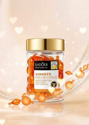 Капсули для гладкості волосся з медом та аргановою олією Argan Oil Honey Smooth Hair Care Capsules (2069-01) 30 шт SADOER 2069-01 фото