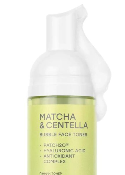 Пінний тонер Matcha & Centella для зменшення видимих ознак подразнення 0514h (2122-01) 150 мл Hollyskin 2122-01 фото