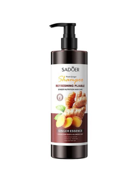 Шампунь для укрепления волос с имбирем Refreshing Pliable Ginger Essence Shampoo (2067-01) 500 мл SADOER 2067-01 фото