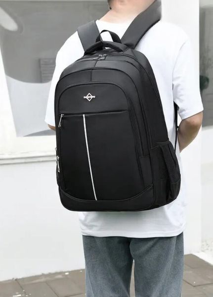 Сучасний міський чоловічий рюкзак Big City Bag (1444-01) Чорний - 1444-01 фото