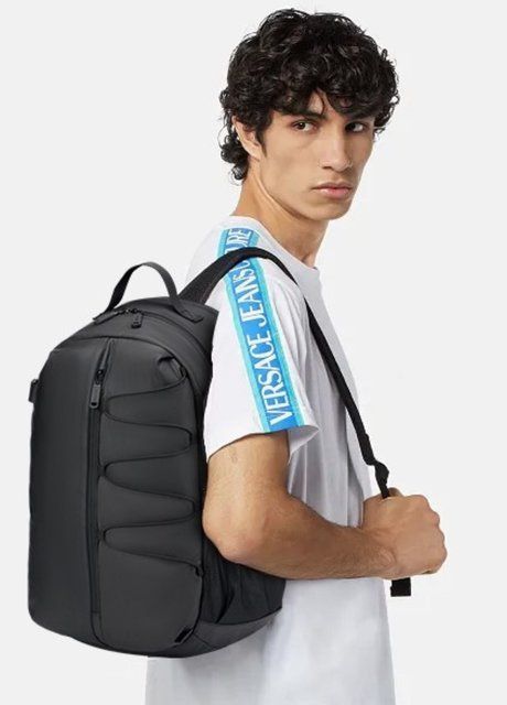 Сучасний міський чоловічий рюкзак Modern Black Bag (1445-01) Чорний - 1445-01 фото