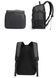 Современный городской мужской рюкзак Modern Black Bag (1445-01) Черный - 1445-01 фото 4