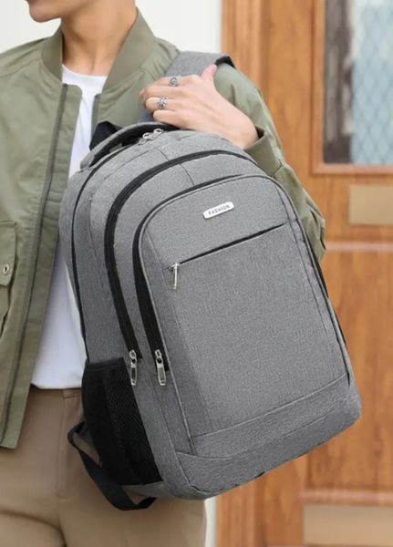 Сучасний міський чоловічий рюкзак Gray Sport (1294-01) Сірий - 1294-01 фото