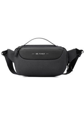 Універсальна чоловіча багатофункціональна сумка Dark Gray Compact (1219-01) Темно-сірий - 1219-01 фото