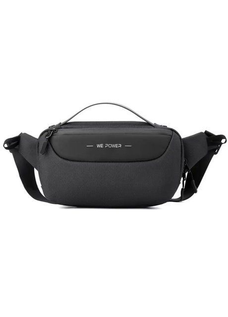 Універсальна чоловіча багатофункціональна сумка Dark Gray Compact (1219-01) Темно-сірий - 1219-01 фото