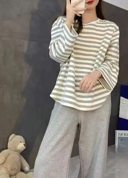 Удобный женский домашний комплект для сна и дома из лонгслива и штанов Gray Comfort (1386-44) Серый M 1386-44 фото