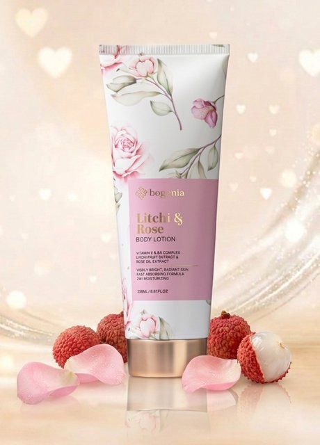 Лосьйон для тіла з лічі та олією троянди Litchi & Rose Body Lotion BG444 №003 (2053-01) 236 мл Bogenia 2053-01 фото