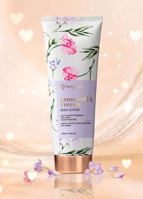 Лосьон для тела с экстрактом фрезии и маслом лимона Lemon Oil & Freesia Body Lotion BG444 №004 (2054-01) 236 мл Bogenia 2054-01 фото