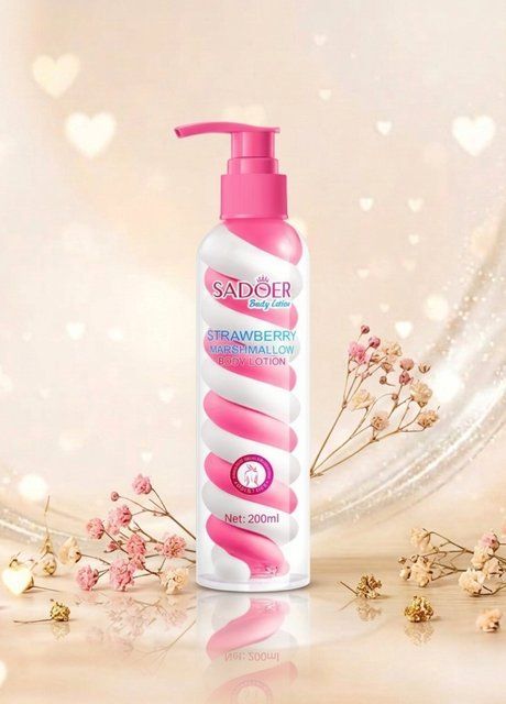 Лосьон для тела с экстрактом клубники Strawberry Marshmallow Body Lotion (2073-01) 200 мл SADOER 2073-01 фото