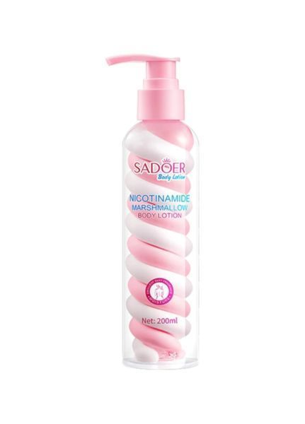 Лосьон для тела увлажняющий парфюмированный с ароматом маршмелоа Body Lotion Nicotinamide Marshmallow (2074-01) 200 мл SADOER 2074-01 фото