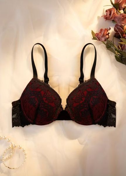 Формированный женский бюстгальтер на косточках с эффектом push up Elegant Comfort (1998-70B-01) Красный 70B 1998-70B-01 фото