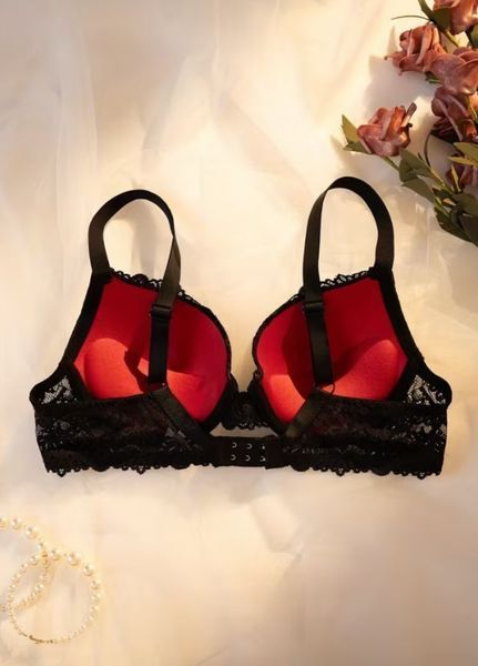 Формированный женский бюстгальтер на косточках с эффектом push up Elegant Comfort (1998-70B-01) Красный 70B 1998-70B-01 фото