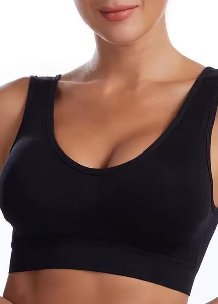 Женский удобный бюстгальтер на широких бретелях Comfort Elastic (1870-46-01) Черный L 1870-46-01 фото
