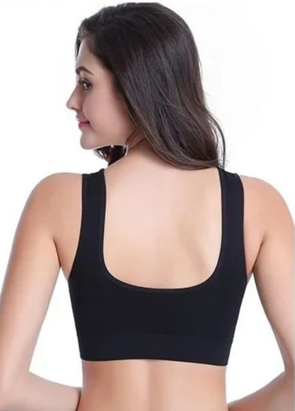 Женский удобный бюстгальтер на широких бретелях Comfort Elastic (1870-46-01) Черный L 1870-46-01 фото