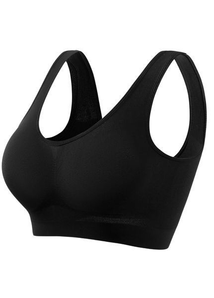 Женский удобный бюстгальтер на широких бретелях Comfort Elastic (1870-46-01) Черный L 1870-46-01 фото