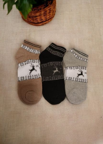 Набор женских махровых носков Winter Deer (1035-01) Комбинированный 36-40 1035-01 фото