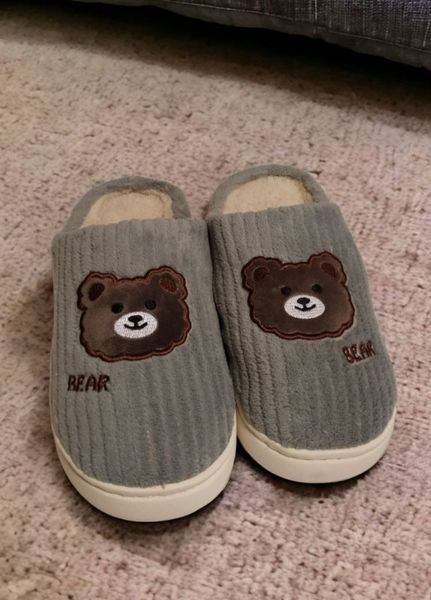 Хатні капці унісекс Cute Bear (1435-42-43) Сірий 42-43 1435-42-43 фото