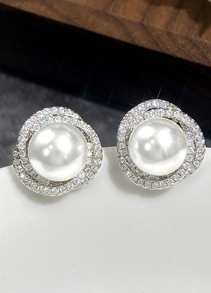 Женские серьги Shining Pearl (1789-01) Серебряный - 1789-01 фото