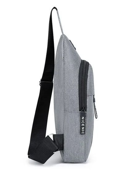 Современная мужская многофункциональная сумка через плечо Gray Comfortly (1231-01) Серый - 1231-01 фото