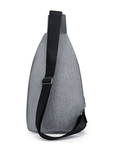 Современная мужская многофункциональная сумка через плечо Gray Comfortly (1231-01) Серый - 1231-01 фото