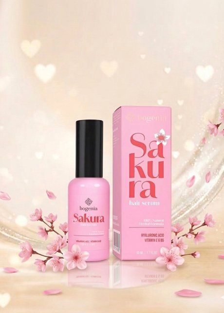 Сыворотка для волос с экстрактом сакуры Sakura Hair Serum BG434 №005 (2043-01) 50 мл Bogenia 2043-01 фото